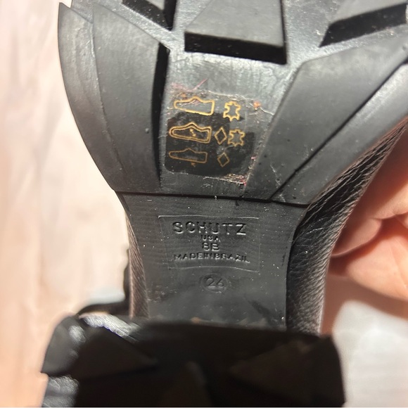 SCHUTZ Black Heeled Boots - Picture 9 of 9